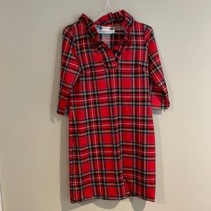 medium red plaid Gretchen Scott dress